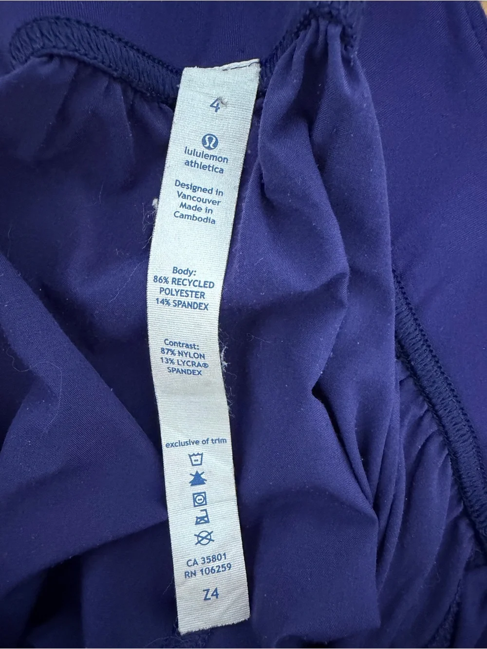 Lululemon Modern Tranquil Drop Crotch Harem Pant in Dense Purple Size 4